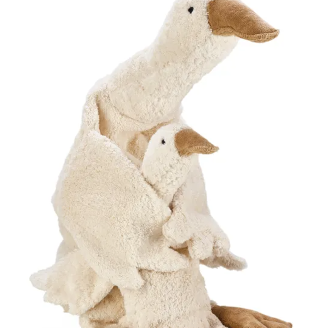 Senger - Cuddly animal Goose large  - White