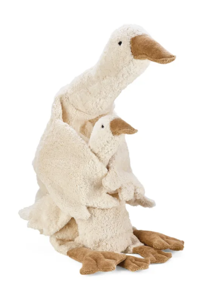 Senger - Cuddly animal Goose Small - White