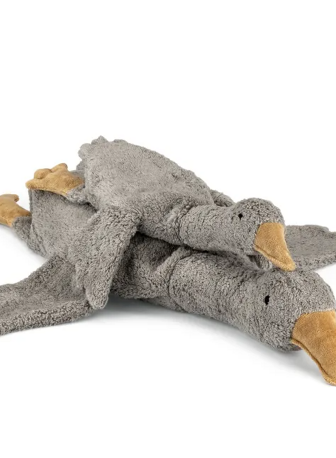 Senger - Cuddly animal Goose large - Grey (Vegan)