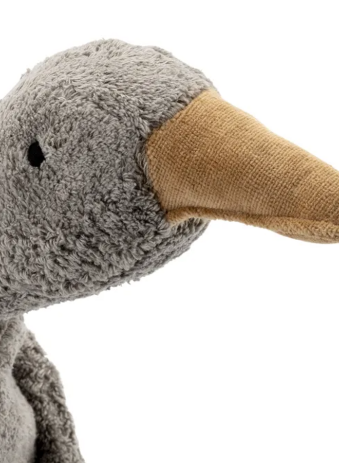 Senger - Cuddly animal Goose large - Grey (Vegan)