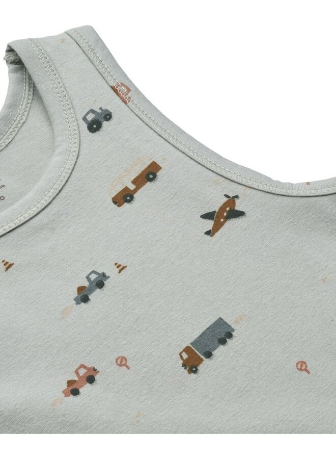 Liewood - Faris printed tank top 2-pack - Vehicles