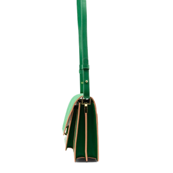 The Sticky Sis Club Satchel  / ton sur ton - green