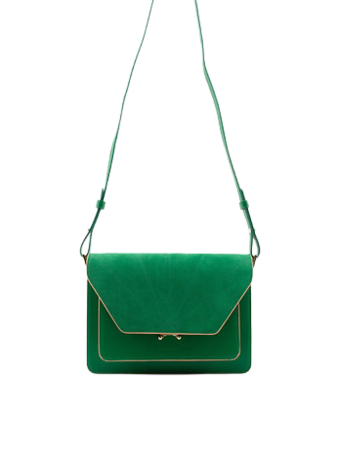 The Sticky Sis Club Satchel  / ton sur ton - green