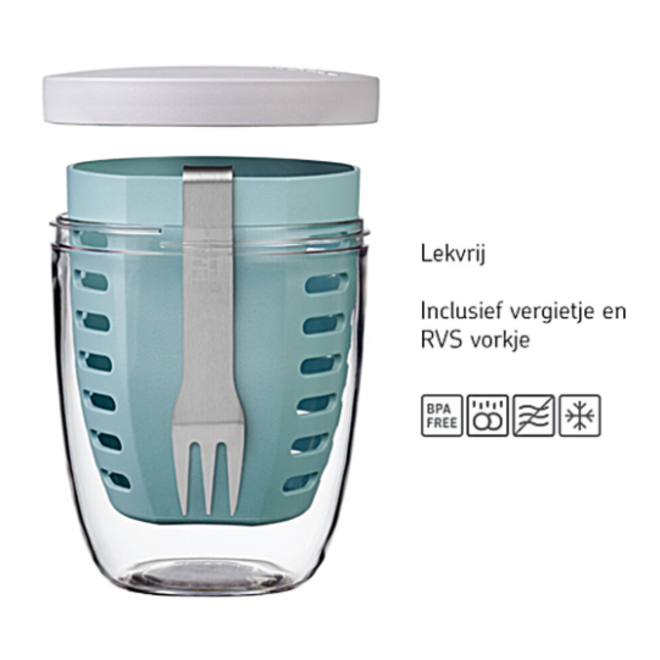 Mepal Fruit & veggie pot Ellipse nordic sage