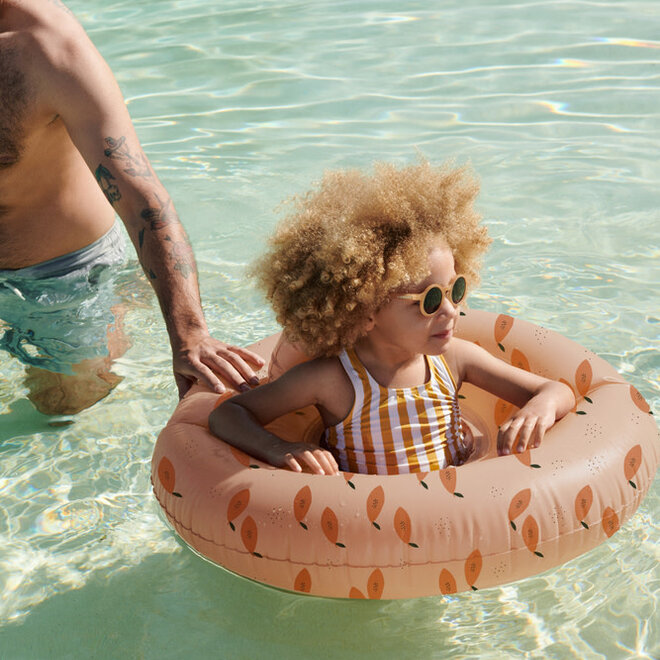 Liewood - Dawn Baby Swim Ring - Papaya / Pale tuscany
