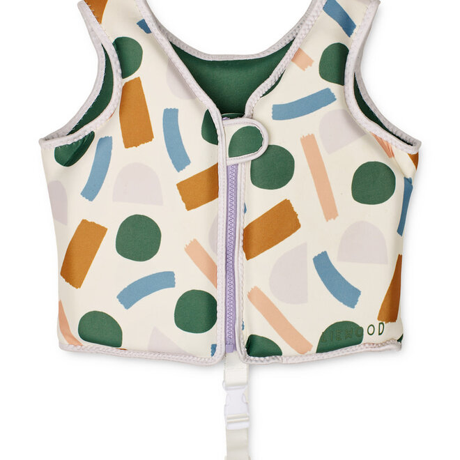 Liewood - Dove swim vest Paint stroke