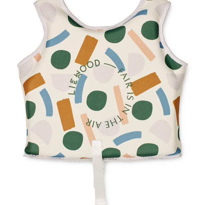 Liewood - Dove swim vest Paint stroke