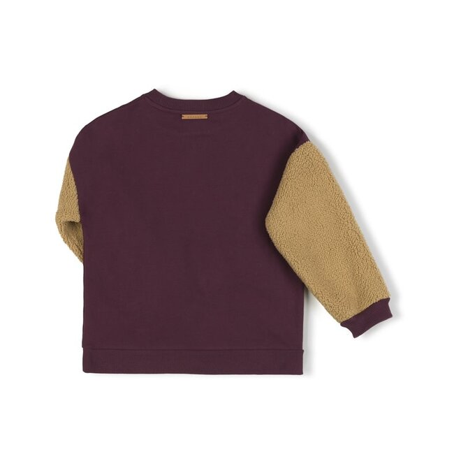 Nixnut Sleeve Sweater Bordeaux