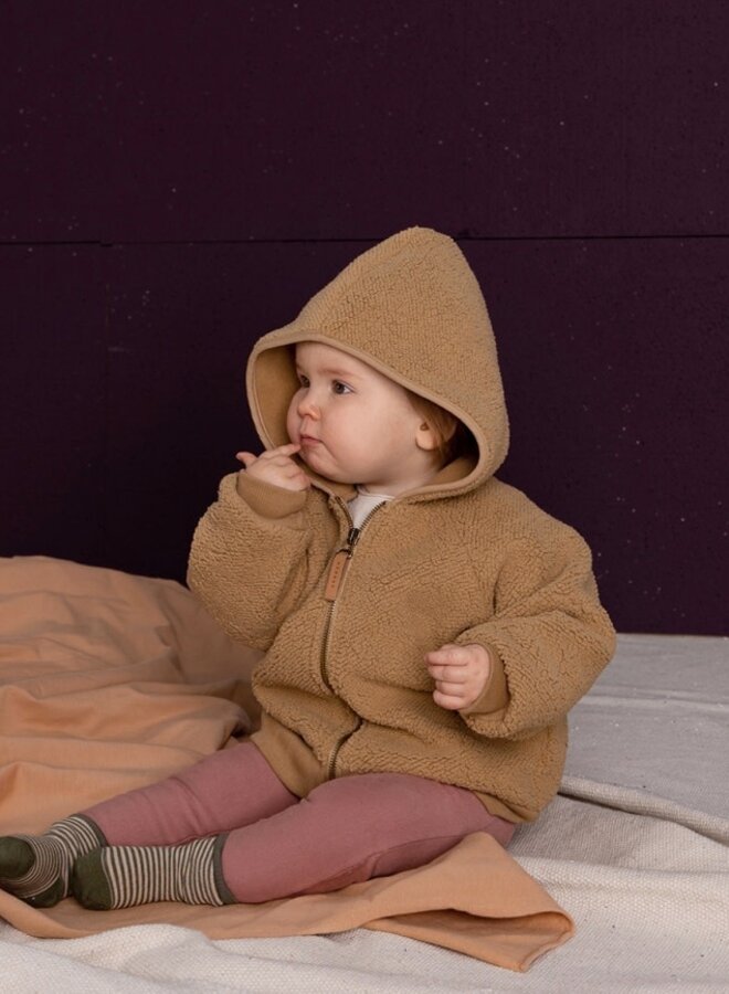 Nixnut Teddy jacket Camel