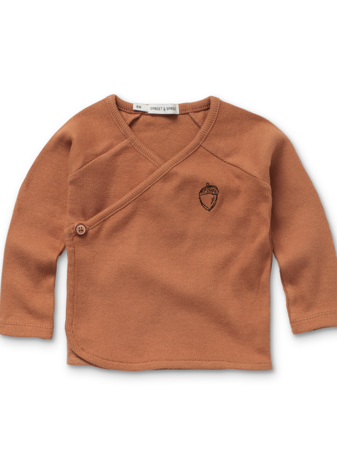 Sproet & Sprout - Baby cardigan Acorn lion