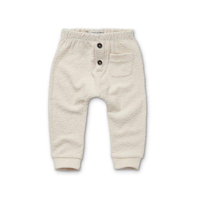 Sproet & Sprout - Baby pants terry sweat Ivory