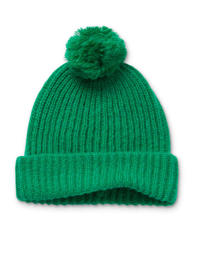 Sproet & Sprout - Beanie pompon fern green