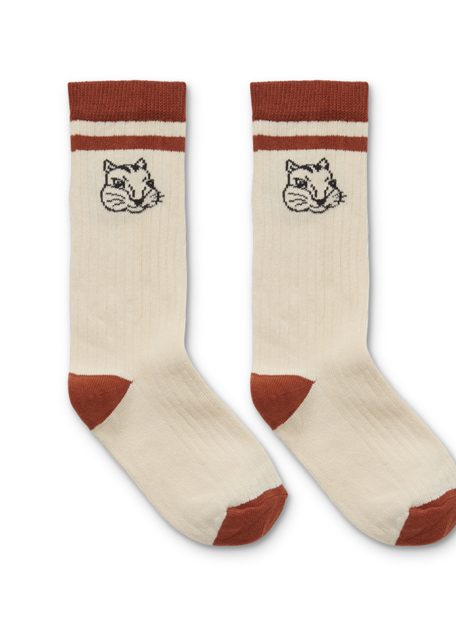 Sproet & Sprout - Sport socks Squirrel Barn red