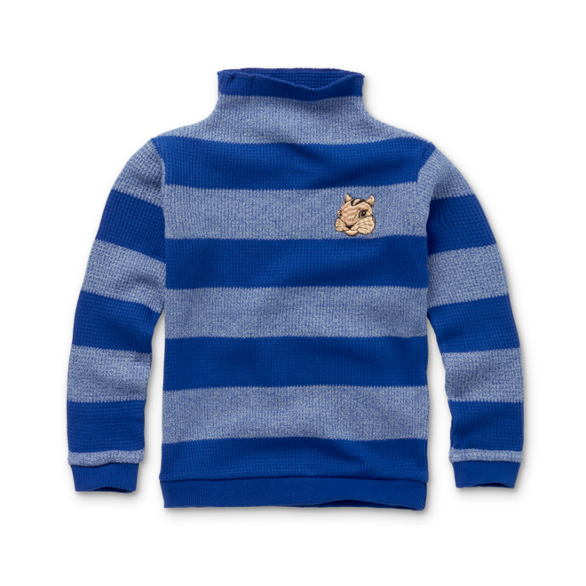 Sproet & Sprout - Sweater melee stripe Ultra blue