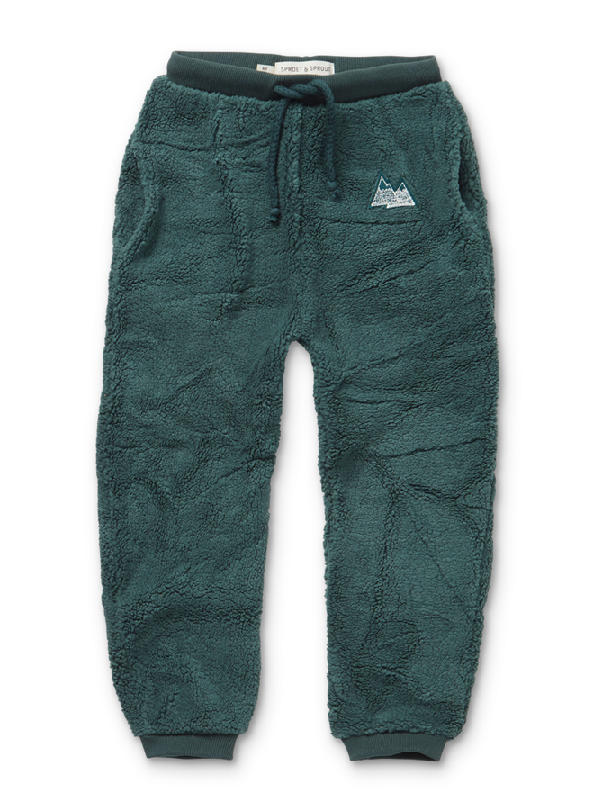 Sproet & Sprout - Sweatpants teddy Mountains Smoke pine