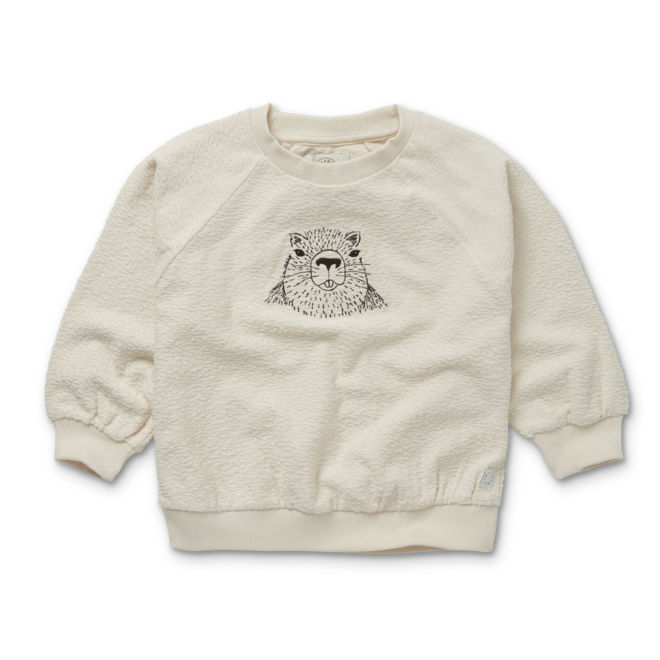 Sproet & Sprout - Sweatshirt raglan Marmot Ivory