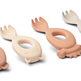 Liewood - Liva Fork 4-Pack Rose mix