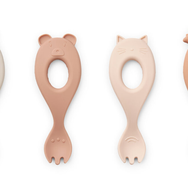 Liewood - Liva Fork 4-Pack Faune green