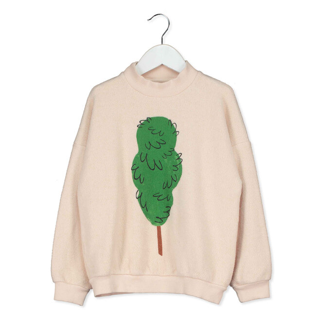 Lötiekids - Teddy Sweatshirt Big tree Cream