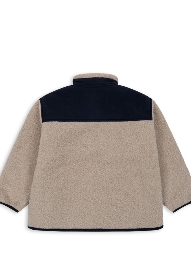 Konges Slojd - Flynn fleece jacket Oxford tan