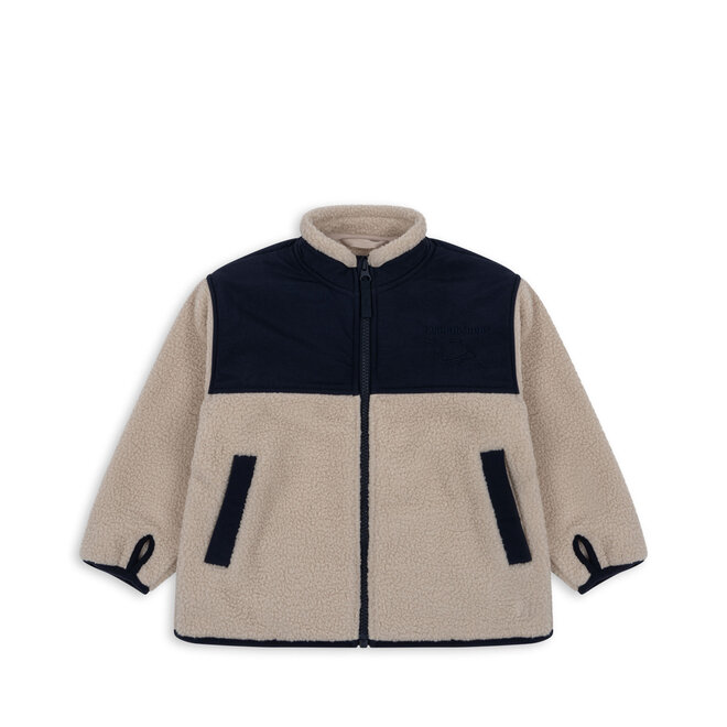 Konges Slojd - Flynn fleece jacket Oxford tan