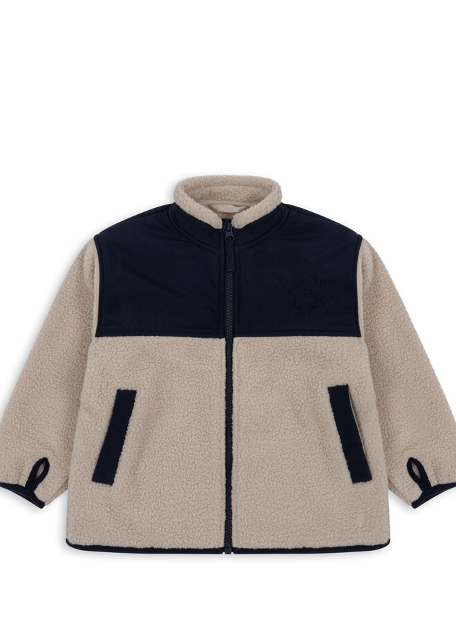 Konges Slojd - Flynn fleece jacket Oxford tan