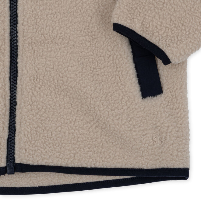 Konges Slojd - Flynn fleece jacket Oxford tan