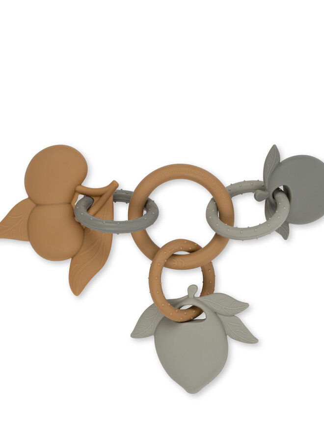 Konges Slojd - Silicone fruit ring Almond