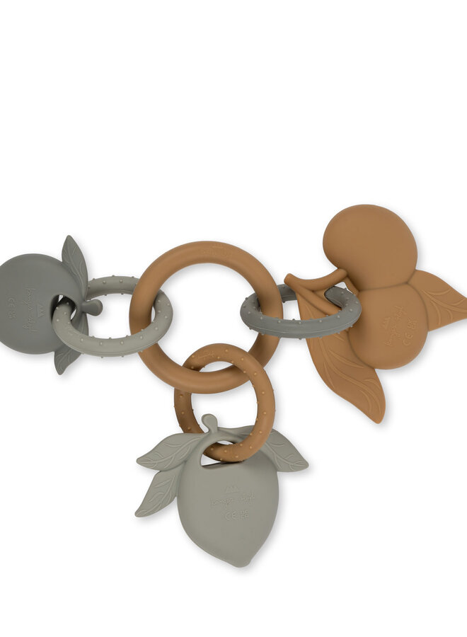 Konges Slojd - Silicone fruit ring Almond