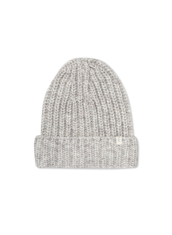 Phil & Phae - Recy-blend knit beanie Ash melange