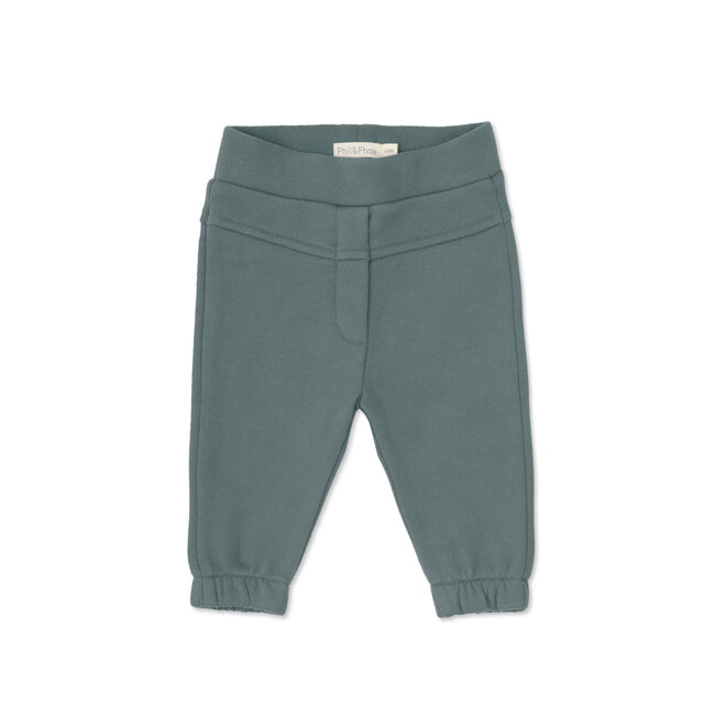 Phil & Phae - Tapered baby sweat pants Emerald