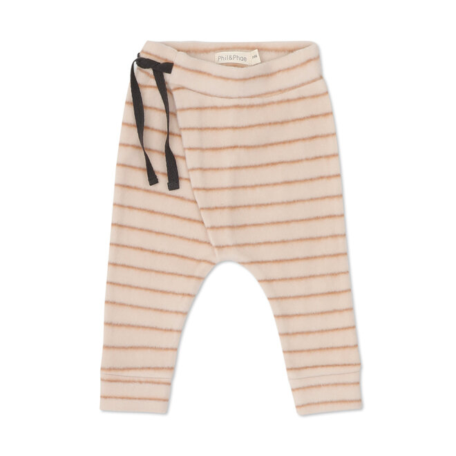 Phil & Phae - Teddy harem pants stripes Cream