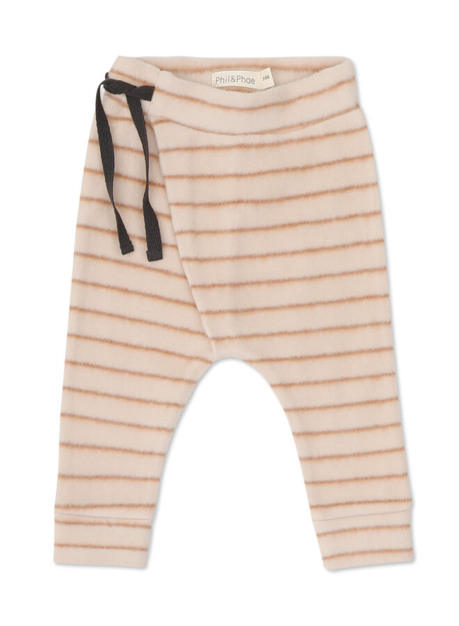 Phil & Phae - Teddy harem pants stripes Cream