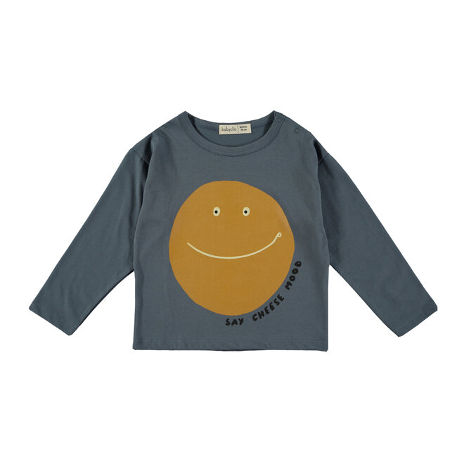 Babyclic - T-shirt Say cheese Storm blue