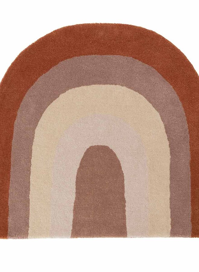 OYOY - Rainbow Rug Choco