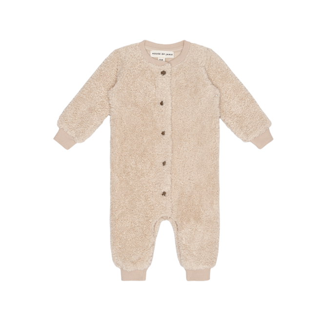 House of Jamie - Plush Jumpsuit Oatmeal