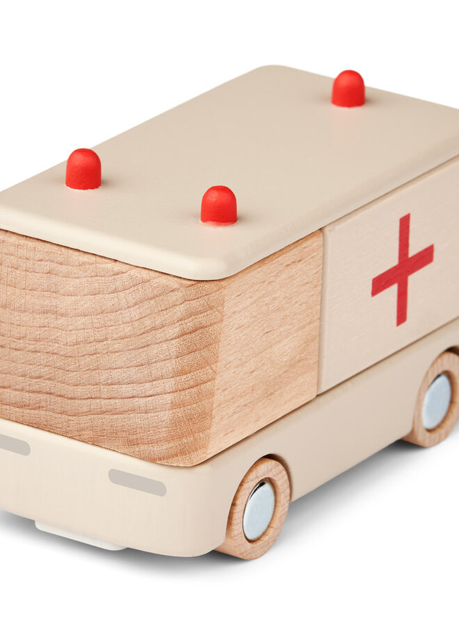 Liewood - Village Ambulance Aurora red / Sandy