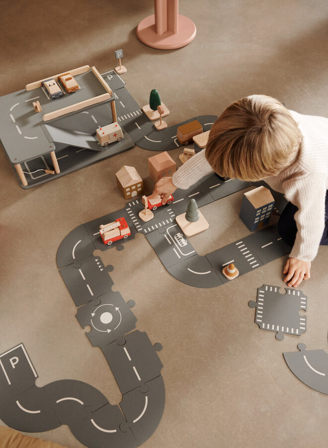 Liewood - Village Traffic Signs 4-Pack Mustard