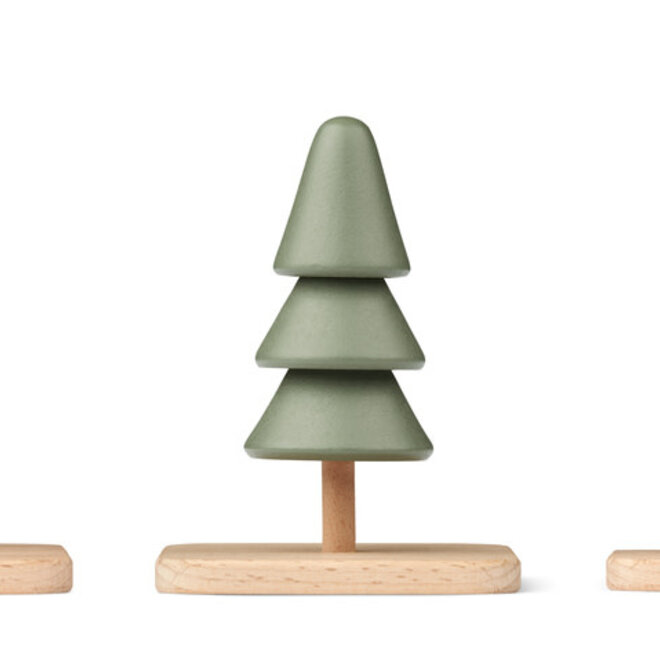 Liewood - Village Trees 3-Pack Faune green