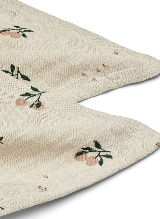 Liewood - Lewis muslin cloth 2-pack - Peach shell sandy