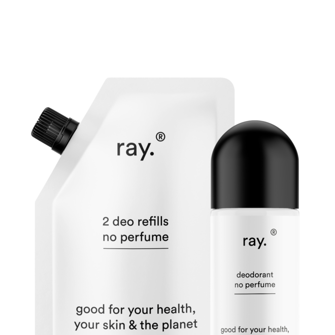 Ray - Deodorant Refill 100ml No Perfume (2 refills)
