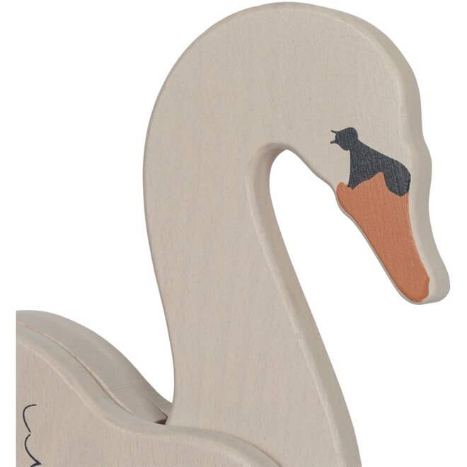 Konges Slojd - Wooden pull swan