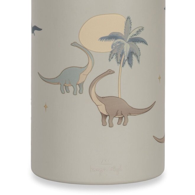 Konges Slojd - Silicone drinking bottle Dino