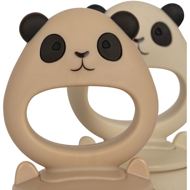 Konges Slojd - Silicone fruit feeding pacifier panda