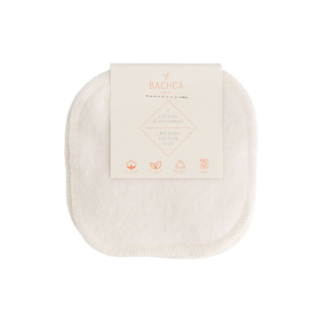 Bachca - 7 reusable cotton pads (incl. laundry bag)