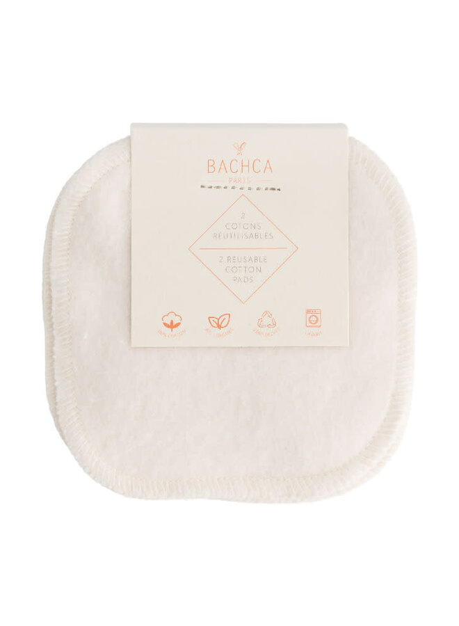 Bachca - 7 reusable cotton pads (incl. laundry bag)