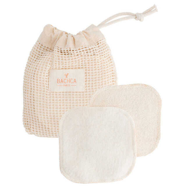 Bachca - 7 reusable cotton pads (incl. laundry bag)