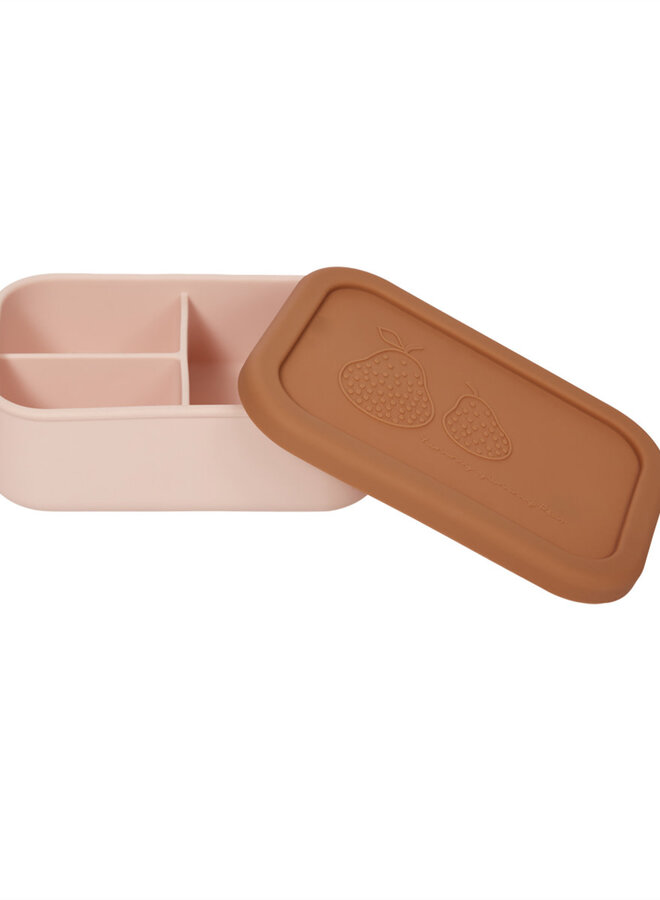 OYOY - Yummy Lunch Box - Small Rose / Fudge