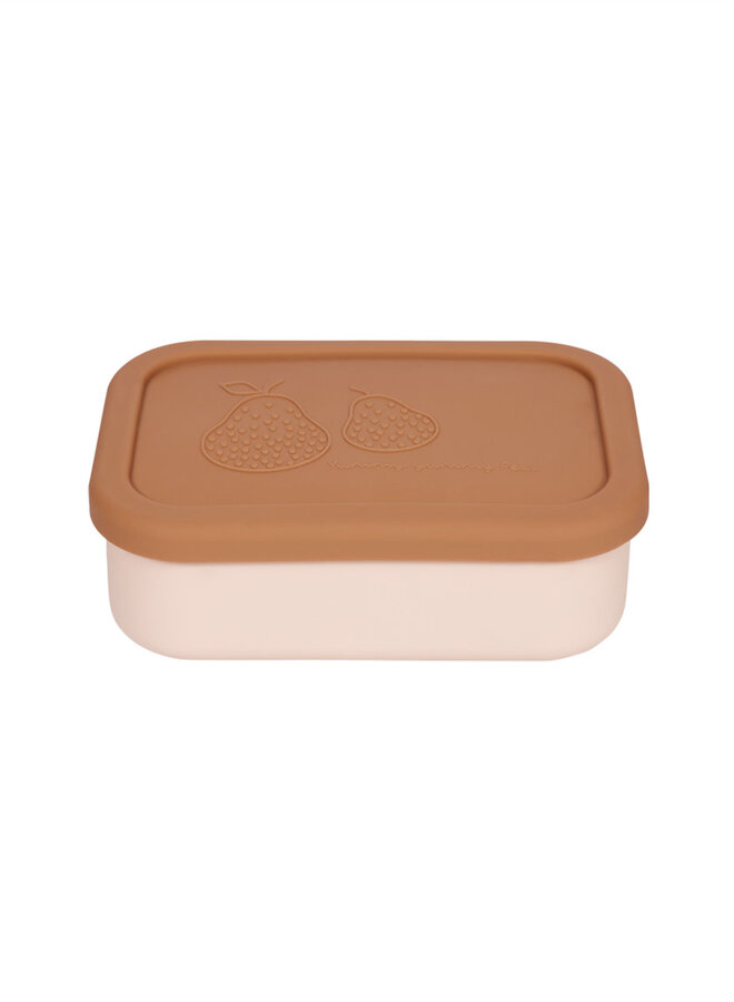 OYOY - Yummy Lunch Box - Small Rose / Fudge