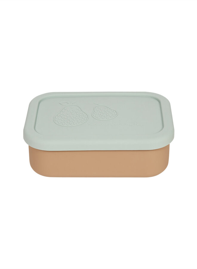 OYOY - Yummy Lunch Box - Small Green / Camel